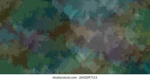 Colorful clouds blend into a black background, creating a dramatic and mysterious visual effect. Suitable for abstract and surreal designs, with a unique color combination. eps 10