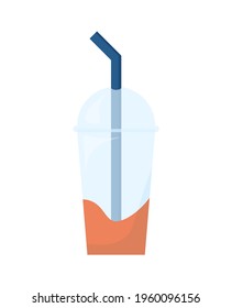 Colorful cocktail drink. Isolated vector icon.