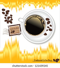 Colorful Coffee Background
