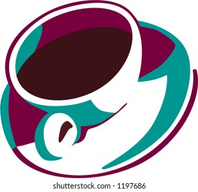 Colorful Coffee Cup