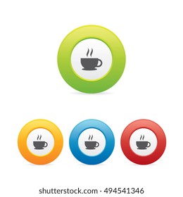Colorful Coffee Icons