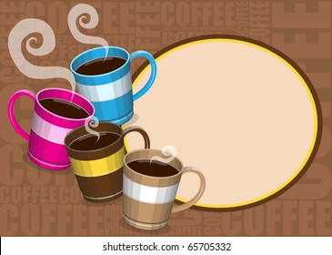 colorful coffee mugs