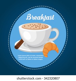 Colorful coffee vector background. Modern icons for coffee shop and coffee house. Colorful template for cooking and restaurant menu