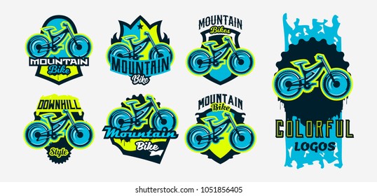 logo downhill bike