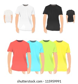 Colorful collection of shirt design. Vector design.