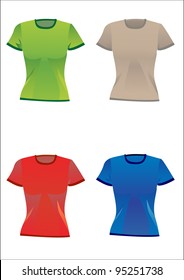  colorful collection of t-shirts