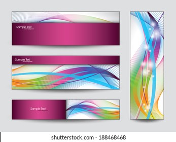 Colorful Collection of Vector Banners.