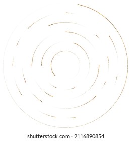 Colorful, colored random circles, dots, speckles and freckles concentric, circular and radial element. Pointillist, pointillism random polychrome halftone circles