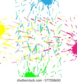 colorful colors splash