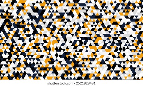 Colorful colourful abstract geometric mosaic triangle background design with simple shapes