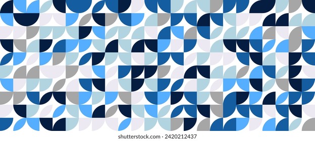 Colorful colourful abstract geometric vector pattern mosaic shapes banner