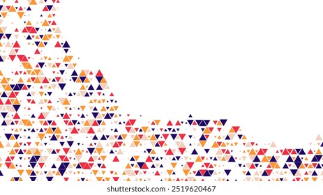 Colorido colorido abstrato vetor geométrico padrão mosaico formas triângulo fundo