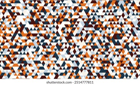 Colorful colourful geometric mosaic triangle seamless pattern illustration with creative abstract shapes background