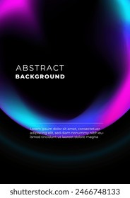 Colorful colourful modern abstract gradient poster