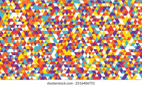 Colorful colourful modern vector abstract geometric background with triangle simple shapes graphic pattern
