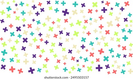 Colorful colourful simple shapes pattern background