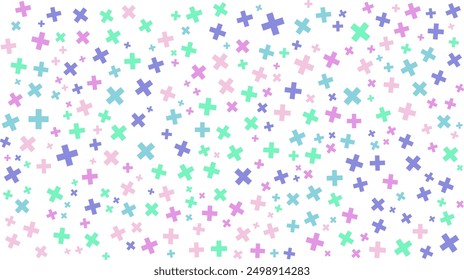 Colorful colourful simple shapes pattern background