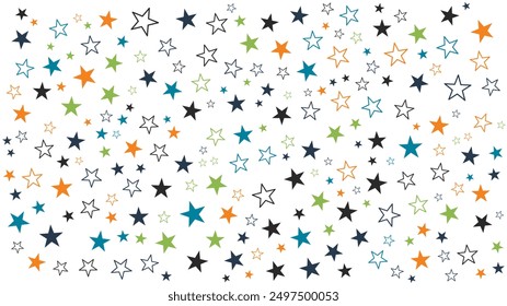 Colorful colourful vector abstract background with memphis style pattern