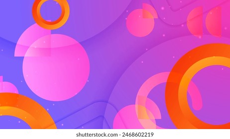 Colorful colourful vector abstract geometric gradient shapes background. Vector colorful gradient shapes background for presentation, report, banner, flyer, poster