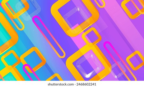 Colorful colourful vector abstract gradient background with simple geometric shapes. Vector colorful gradient shapes background for presentation, report, banner, flyer, poster