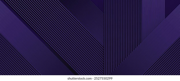 Colorido Vector colorido tecnología abstracta futurista resplandor con cartel de Formas de línea. Plantilla de portada moderna para informe anual, folleto, folleto, presentación, póster y catálogo