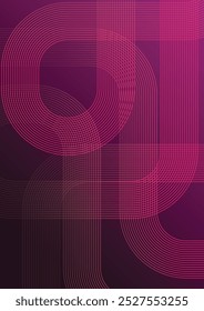 Colorful colourful vector abstract technology futuristic glow with line shapes poster. Modern cover template for annual report, flyer, brochure, presentation, poster, and catalog