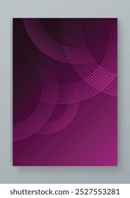 Colorful colourful vector abstract technology futuristic glow with line shapes poster. Modern cover template for annual report, flyer, brochure, presentation, poster, and catalog