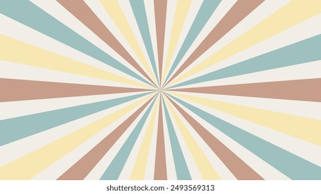 Colorful colourful vector classic vintage rays sunburst retro background