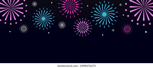 Colorful colourful vector decorative new year banners