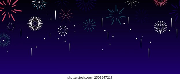 Colorful colourful vector decorative new year banners