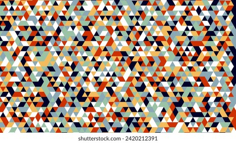 Colorido vector de color fondo triángulo plano mosaico plano con formas