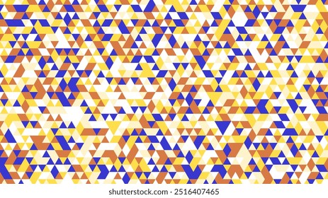 Fondo colorido del triángulo del mosaico plano del Vector con las Formas