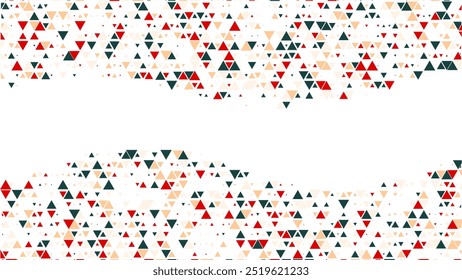 Bunte bunte Vektor flache Mosaik Dreieck Hintergrund mit Formen