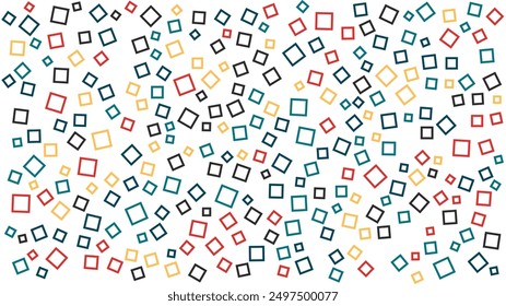 Colorido fondo de Vector de memphis con Formas geométricas