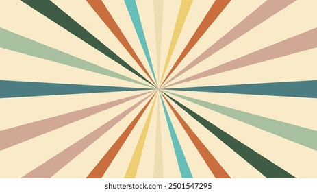 Colorful colourful vector vintage retro background