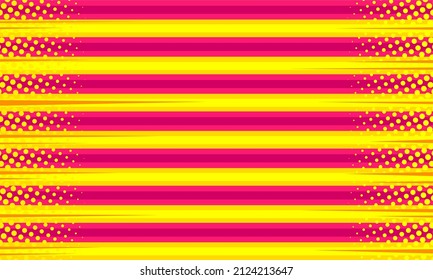Colorful comic background with horizontal line