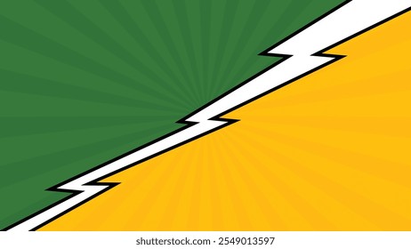 colorido quadrinhos abstrato fundo raios de sol meio-tom retro venda banner