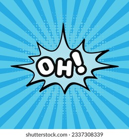 Colorful Comic book, Cartoon comic background with various speech bubbles, symbols, pop-art style and sound effect and  style Rays, radial, halftone, dotted effect colored Halftone Backgrounds