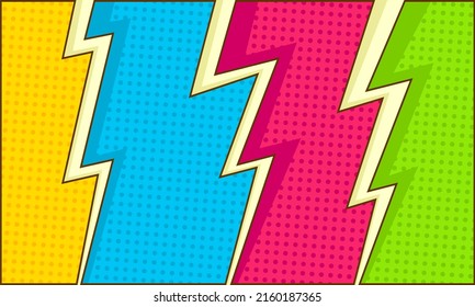 Fondo de la página de dibujos animados coloridos