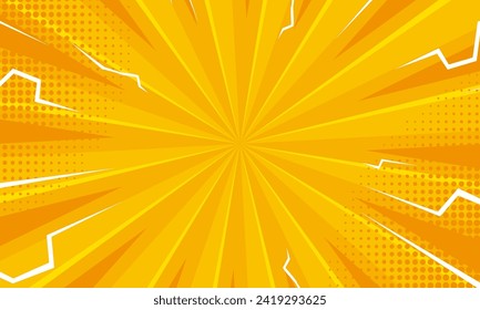 colorful comic scene background vector	