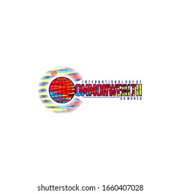 Colorful Commonwealth Day vector illustration for template design