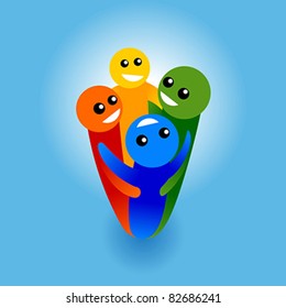 colorful community design element