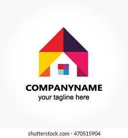 colorful company logo vector