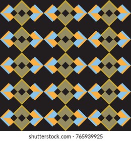 Colorful composition with abstract shapes, pattern