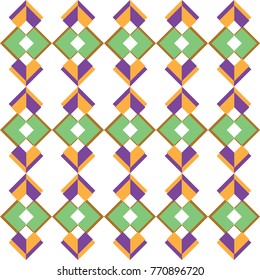 Colorful composition with abstract shapes, pattern