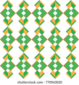 Colorful composition with abstract shapes, pattern