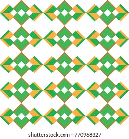 Colorful composition with abstract shapes, pattern