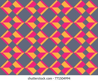 Colorful composition with abstract shapes, pattern