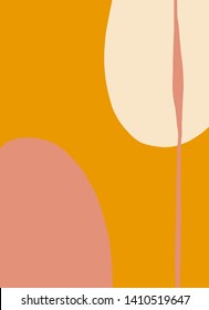 Colorful composition with doodles abstract geometric elements, shapes and textures. Trendy design for poster, flyer, placard, poster, print, wallpaper.   