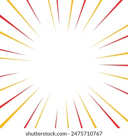 colorful concentrated line illustration material